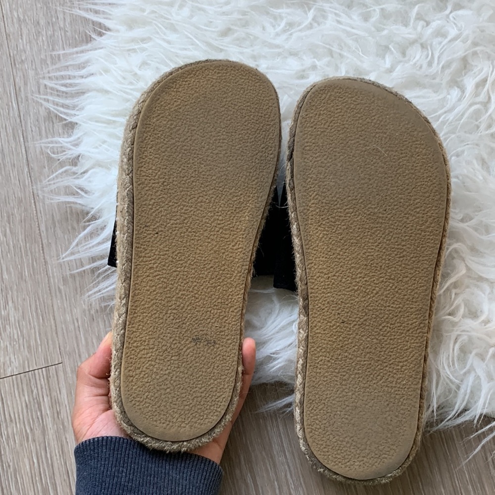 Espadrilles sandals w/ faux suede strap - Picture 4 of 5
